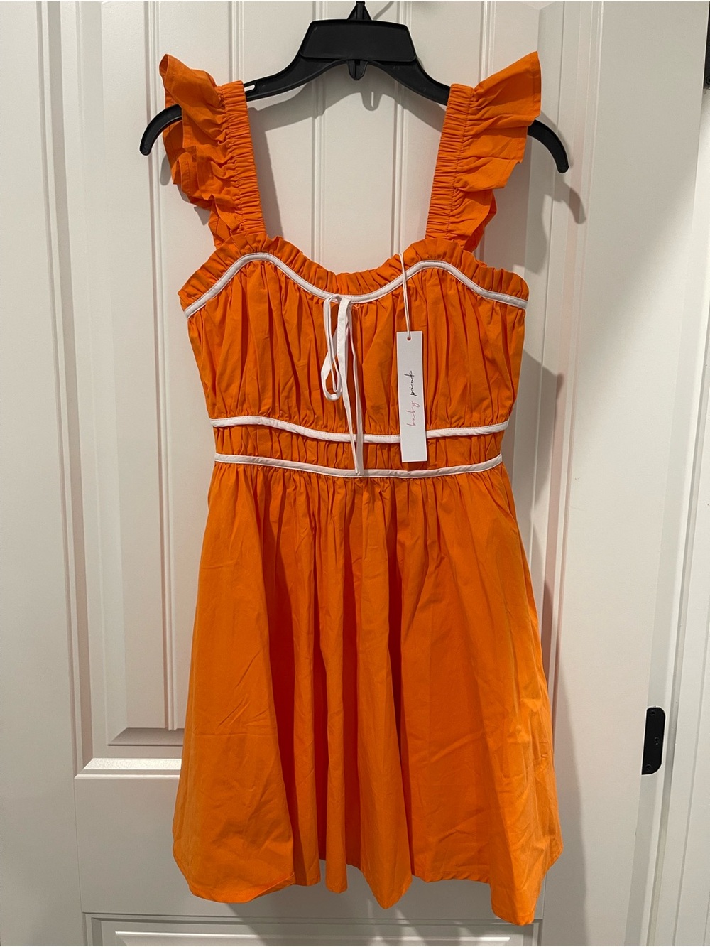 NWT Orange White Boutique Dress | Vols Game Day | Size Small